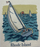 Vanessa Piche RI Sailboat Swedish Dish Cloth