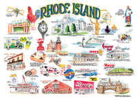 Frankie Galasso's Rhode Island Icons Postcard